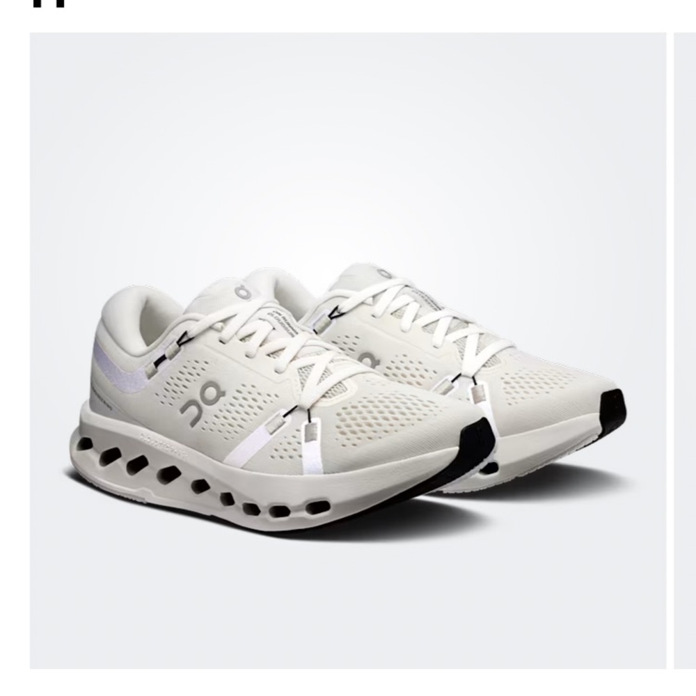 ON sneakers, ivory